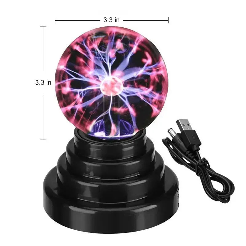 3/4/5/6/8 Inch Magic Plasma Ball Lamp Touch Sensitive LED Night Light Atmosphere Lights Novelty Lamp PCB Board for Replacement