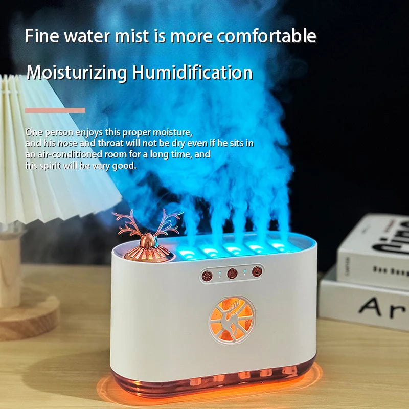 New Dynamic Pickup Humidifier with Large Capacity Household Humidifier, High Mist Atmosphere Light Aromatherapy Machine