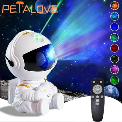 Galaxy Star Projector Starry Sky Night Light Astronaut Lamp Home Room Decor Decoration Bedroom Decorative Christmas Gift