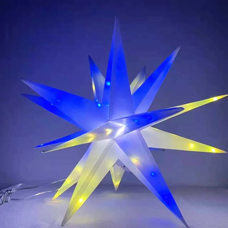 Explosion Starlight PVC Explorer Starry Sky APP Remote Control Christmas Tree Top Party Birthday Background Decoration Light